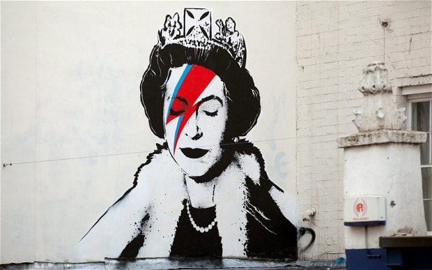 Pintada Banksy Reina