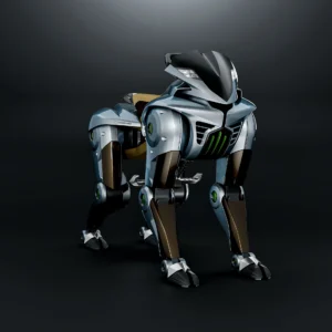 Kawasaki Corleo, una especie de caballo pantera robótica, sobre la que puedes montar