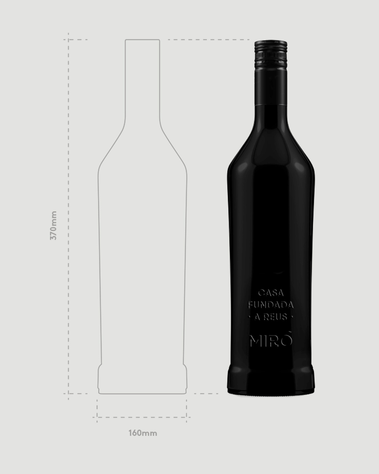 Plano botella Plano botella