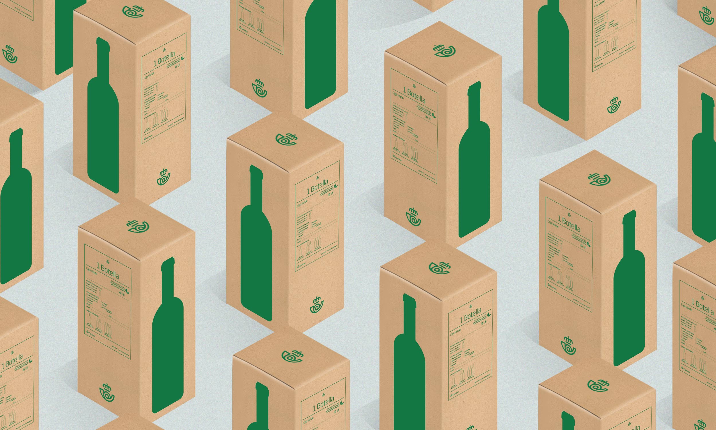 cajas para botellas con etiqueta sostenible